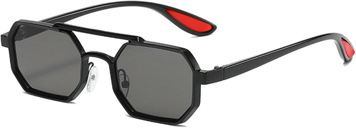 Винтажные квадратные солнцезащитные очки-пилот в стиле 70-х годов, женские и мужские, с двойной перемычкой, металлические панк-очки, многоугольные солнцезащитные очки helena, C3
Винтажные квадратные солнцезащитные очки-пилот в стиле 70-х годов, женские и мужские, с двойной перемычкой, металлические панк-очки, многоугольные солнцезащитные очки helena, C3