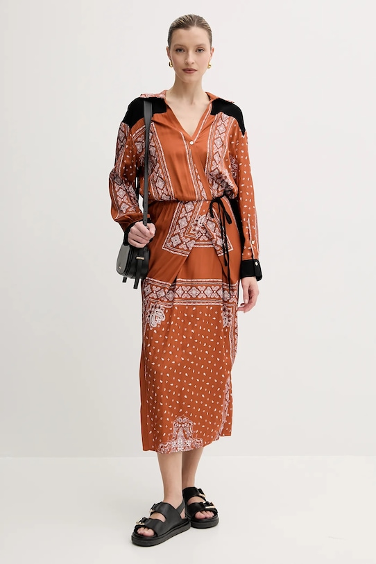 Платье Pinko, коричневый
Платье Pinko, коричневый