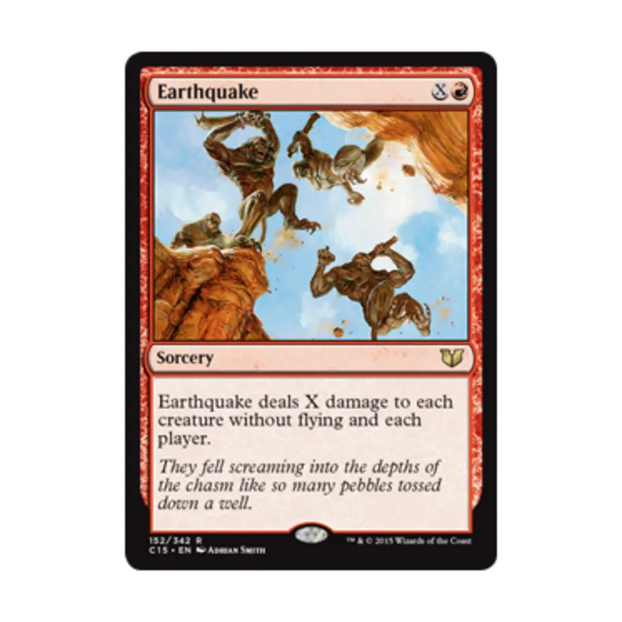 CCG Землетрясение (клавиша R), MTG - Commander 2015
CCG Землетрясение (клавиша R), MTG - Commander 2015