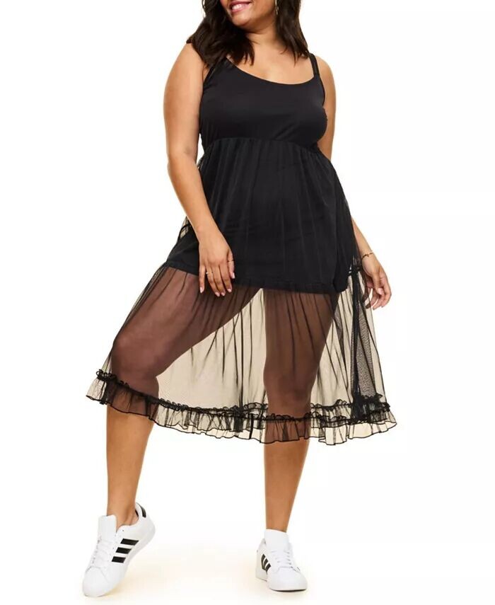 Комбинация размера плюс Kaycee Adore Me, черный 
Комбинация размера плюс Kaycee Adore Me, черный