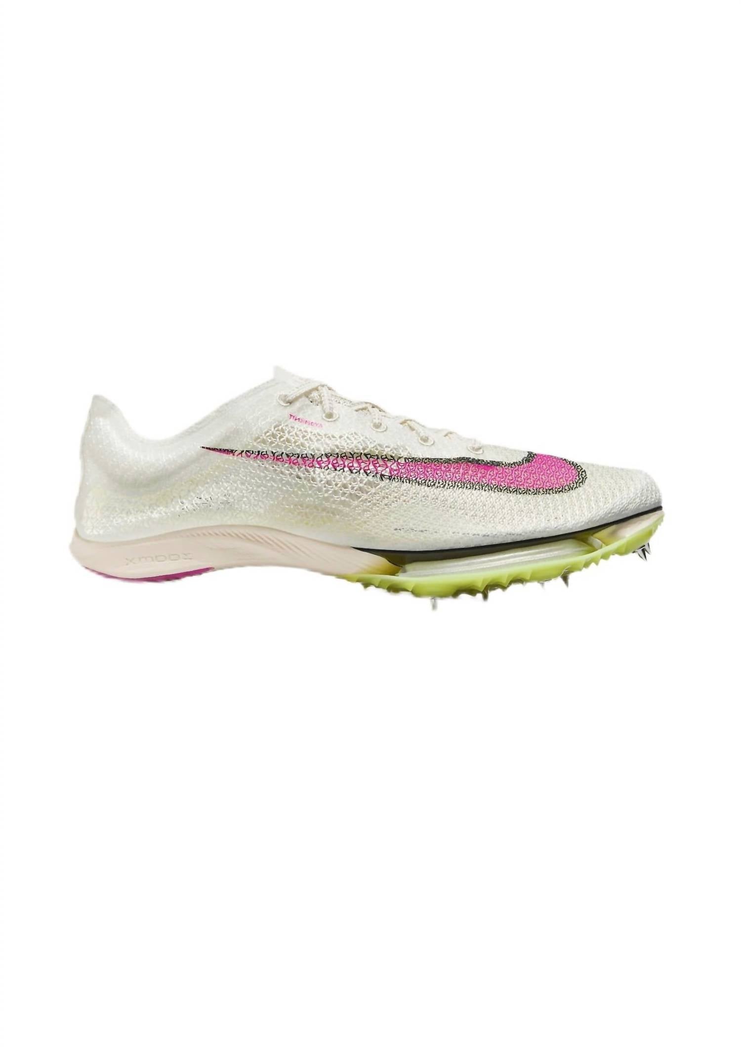 Nike Кроссовки для легкой атлетики Air Zoom Victory унисекс, цвет Sail/fierce Pink-Lt Lemon Twist
Nike Кроссовки для легкой атлетики Air Zoom Victory унисекс, цвет Sail/fierce Pink-Lt Lemon Twist