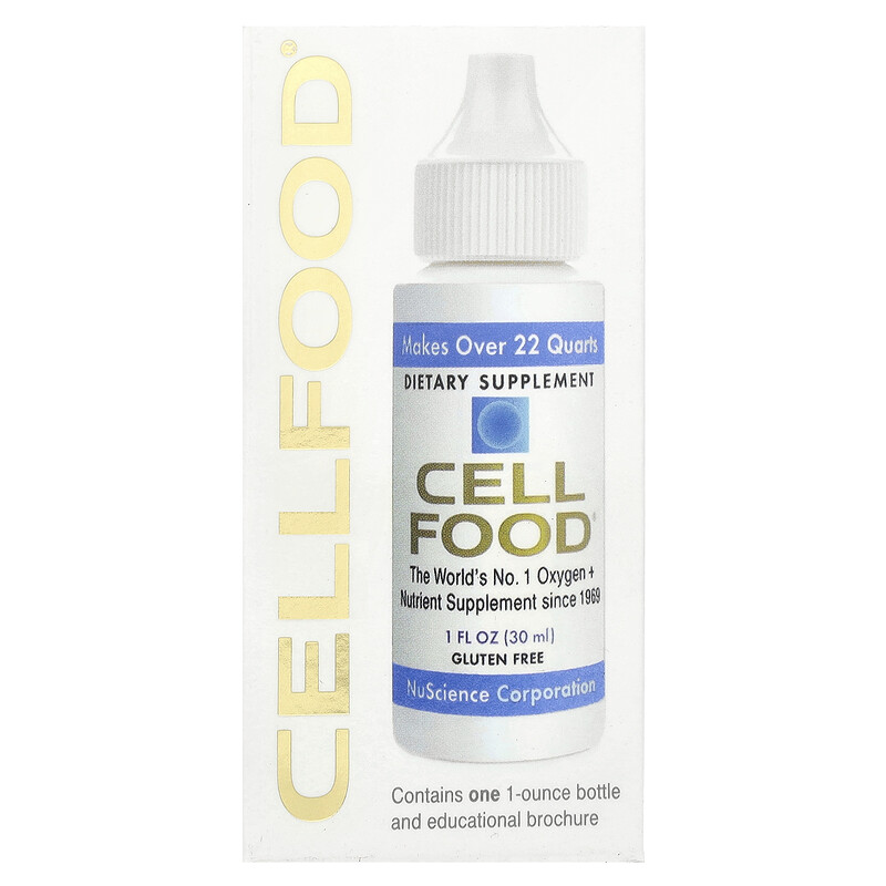 Cellfood, Пищевая добавка с кислородом и питательными веществами, 30 мл (1 жидк. Унция)
Cellfood, Пищевая добавка с кислородом и питательными веществами, 30 мл (1 жидк. Унция)