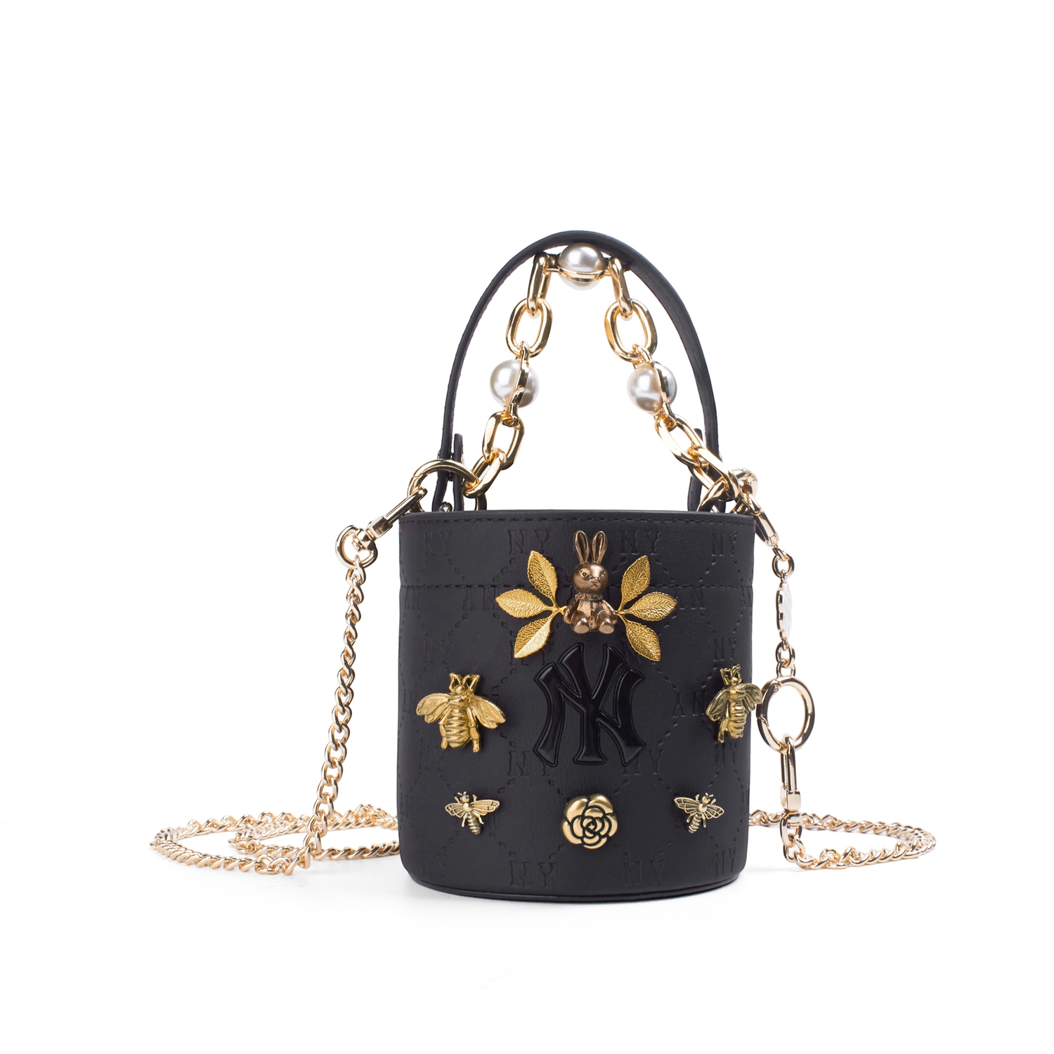 MLB Кожаная сумка ведро женская черная, Bee Bunny Paradise
MLB Кожаная сумка ведро женская черная, Bee Bunny Paradise