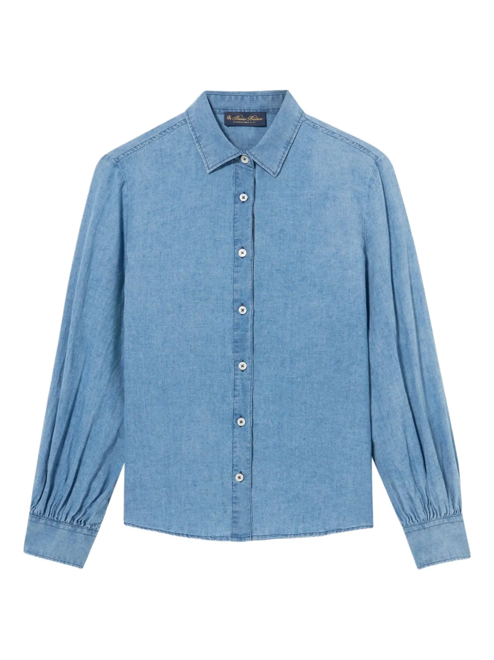 Рубашка с рукавами-буфами Brooks Brothers, синий
Рубашка с рукавами-буфами Brooks Brothers, синий