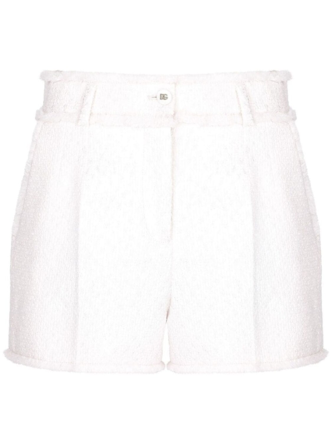 Dolce & Gabbana шорты строгого кроя с бахромой, белый
Dolce & Gabbana шорты строгого кроя с бахромой, белый