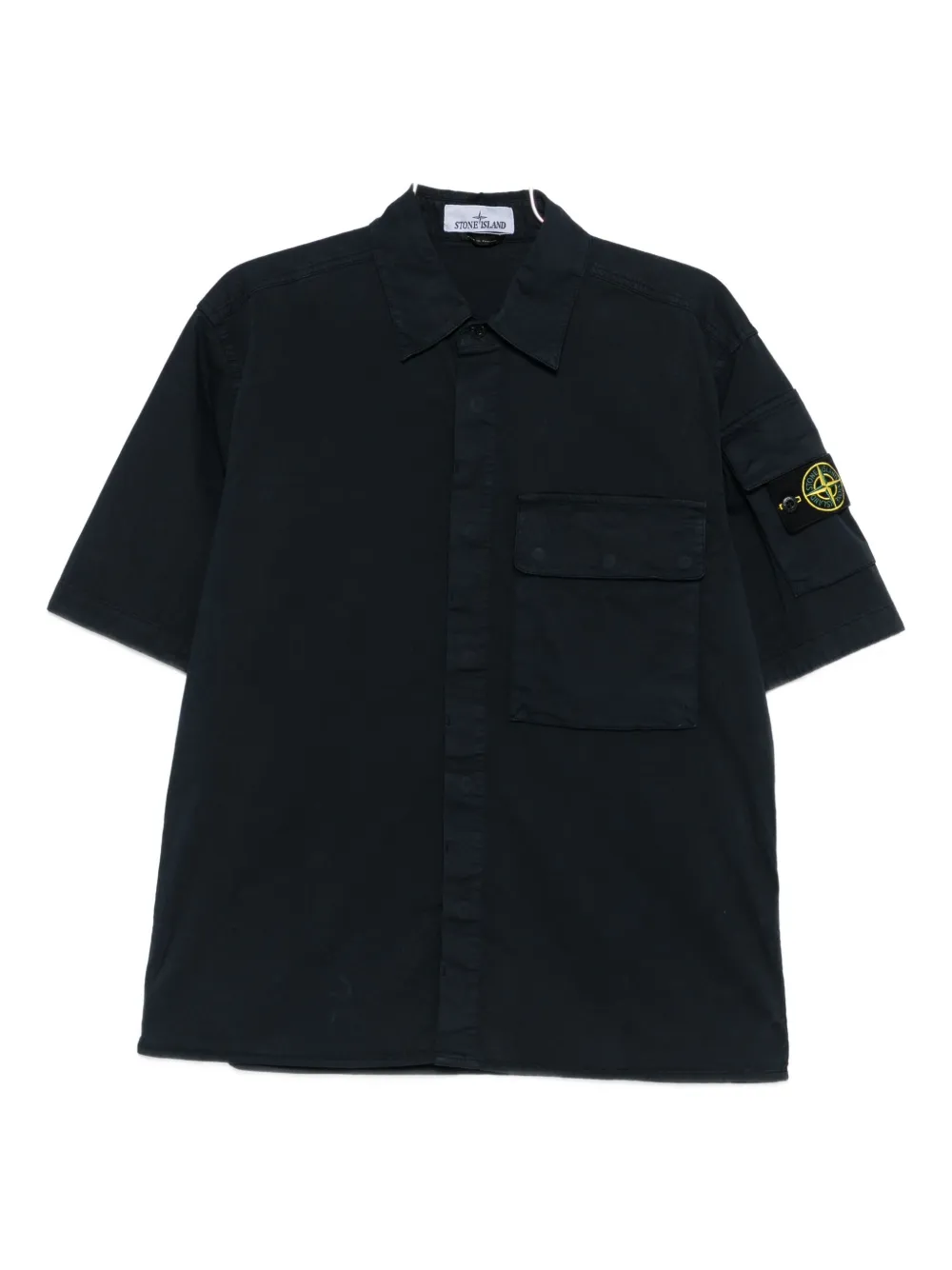 Саржевая рубашка Stone Island, синий
Саржевая рубашка Stone Island, синий