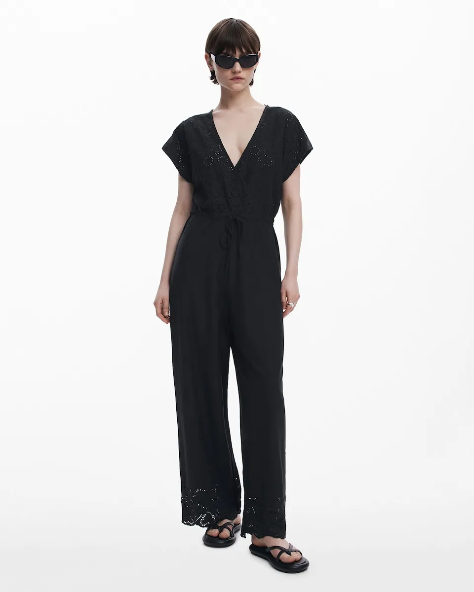 Женский комбинезон с вырубкой Desigual, черный
Женский комбинезон с вырубкой Desigual, черный