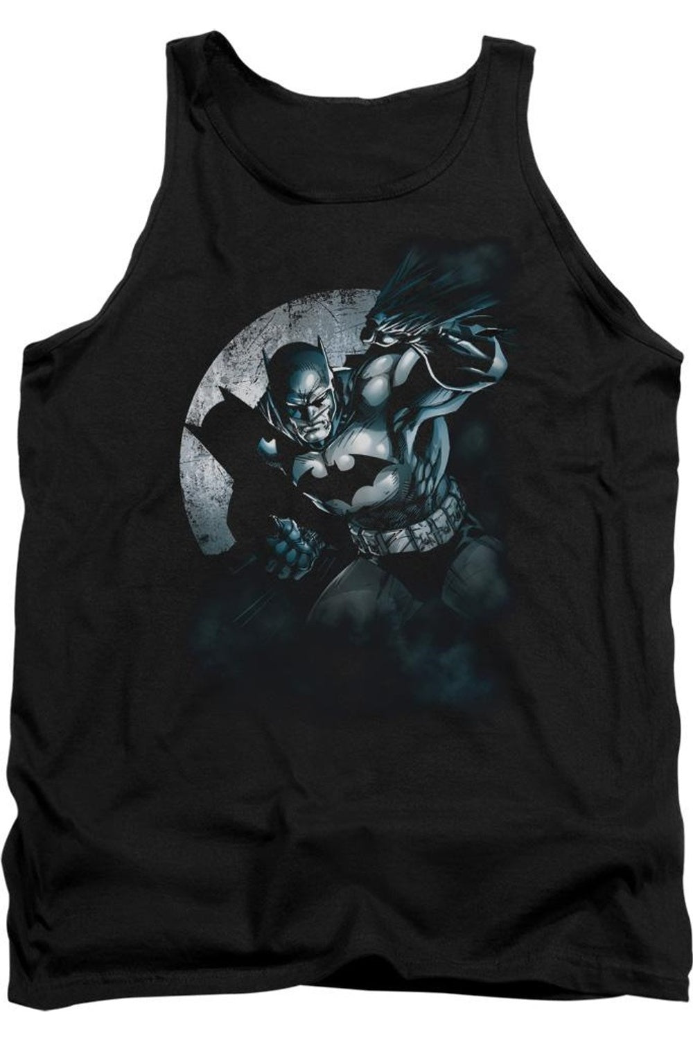 Бэтмен В центре внимания взрослый топ-майка Gildan, черный
Бэтмен В центре внимания взрослый топ-майка Gildan, черный