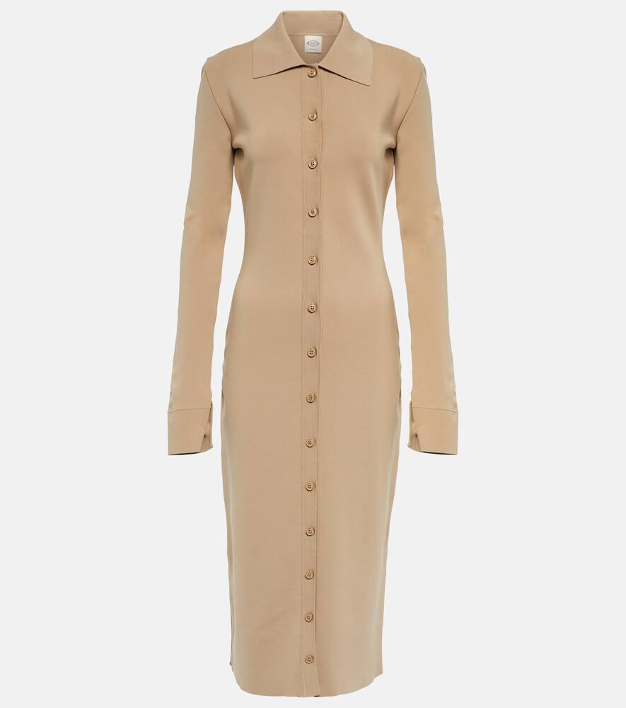 Вязаное платье-рубашка Tod's, Beige
Вязаное платье-рубашка Tod's, Beige