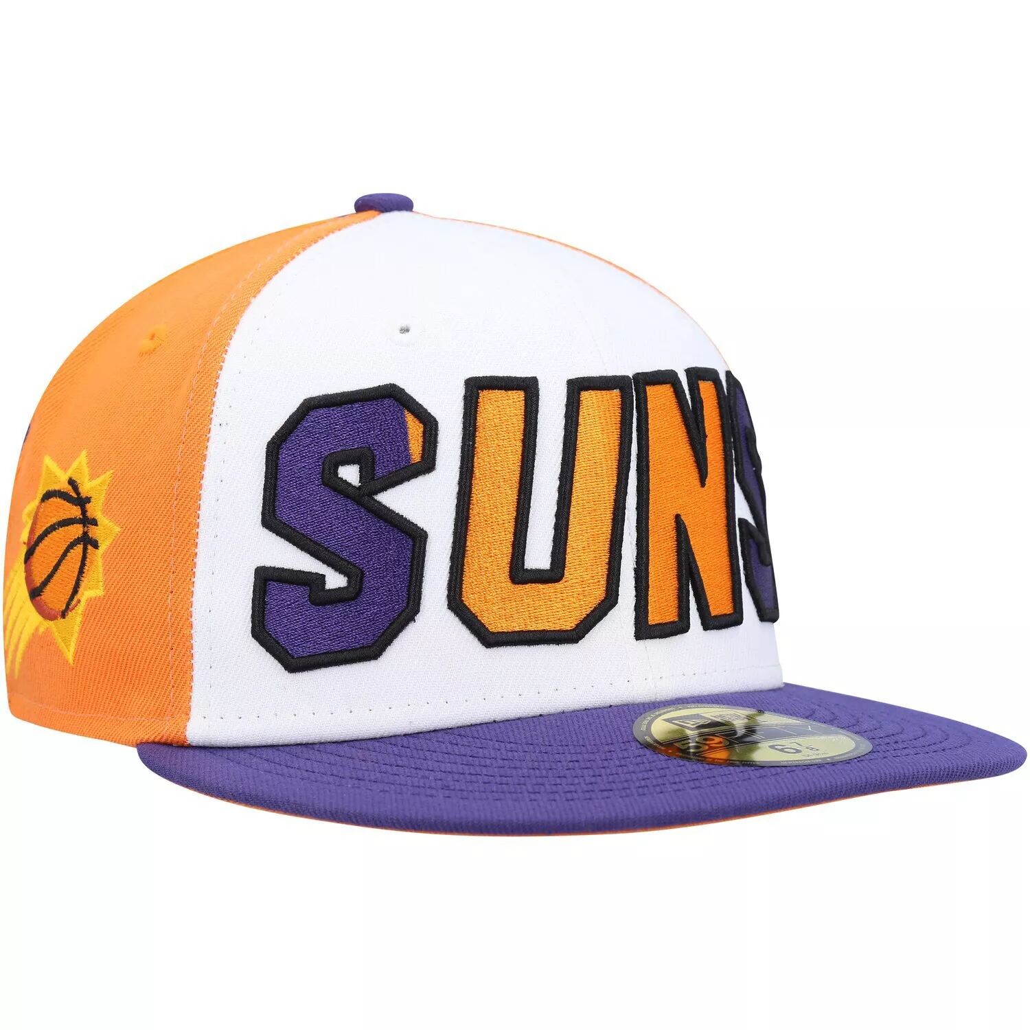 Мужская облегающая шляпа New Era белого/фиолетового цвета Phoenix Suns Back Half 9FIFTY
Мужская облегающая шляпа New Era белого/фиолетового цвета Phoenix Suns Back Half 9FIFTY
