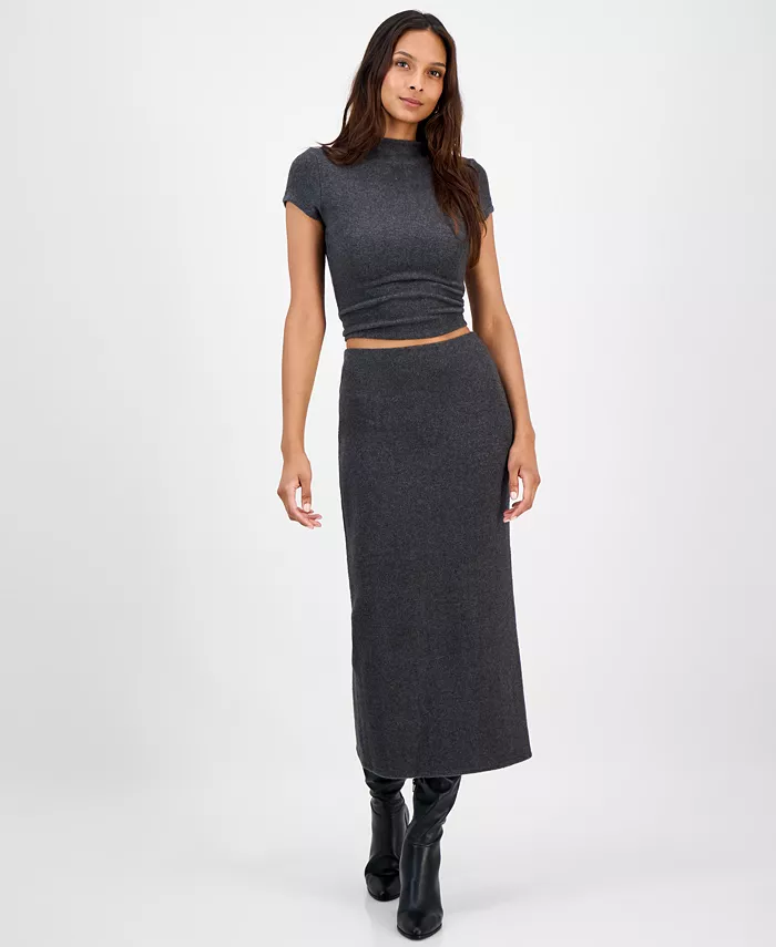 Женская юбка миди вязка свитер Bar Iii, серый
Женская юбка миди вязка свитер Bar Iii, серый