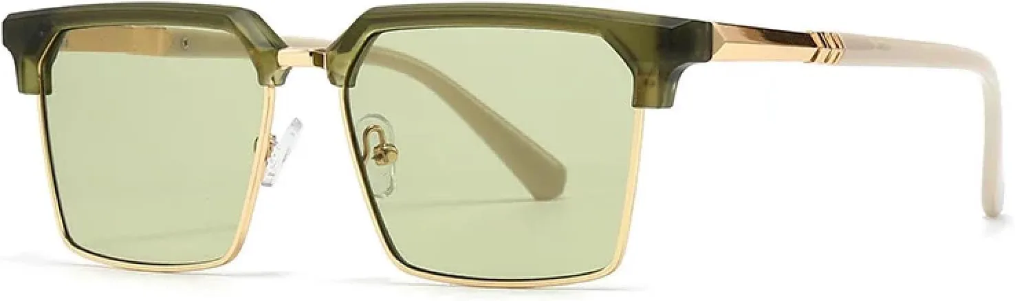 Роскошные солнцезащитные очки в крупной оправе для женщин и мужчин, в популярном винтажном панк-стиле, для активного отдыха и вождения TVTBBVV, Green Green
Роскошные солнцезащитные очки в крупной оправе для женщин и мужчин, в популярном винтажном панк-стиле, для активного отдыха и вождения TVTBBVV, Green Green