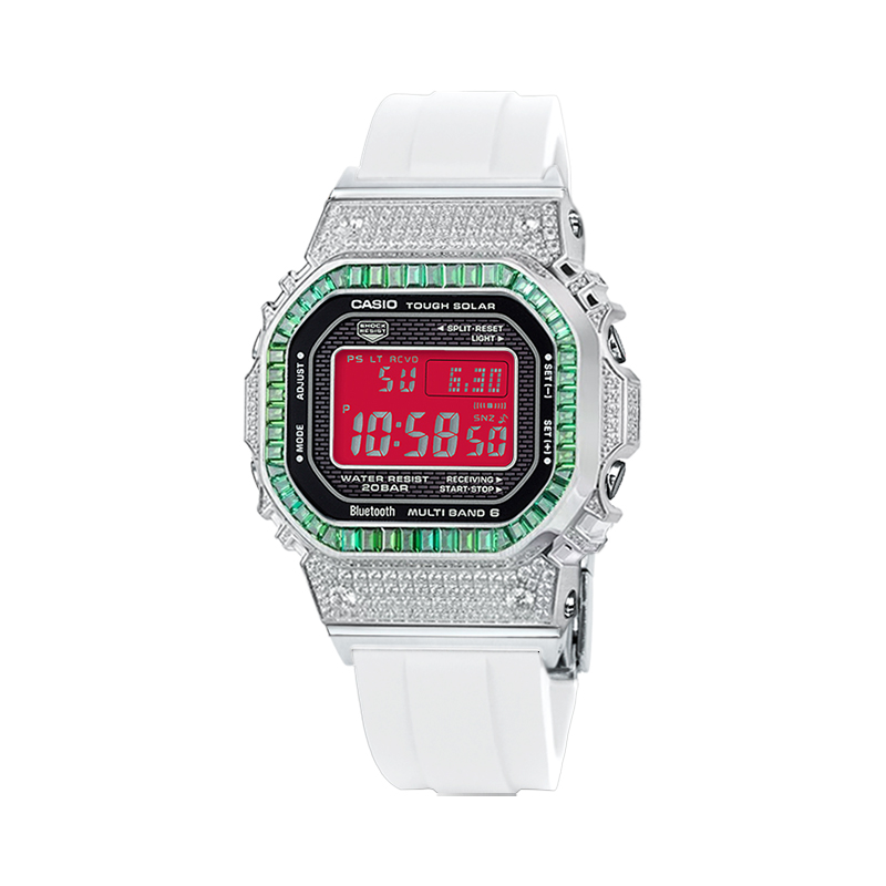 Часы Casio G-Shock Full Metal GMW-B5000 Series, смола, арт. GMW-B5000D-1, слоновая кость/зеленый
Часы Casio G-Shock Full Metal GMW-B5000 Series, смола, арт. GMW-B5000D-1, слоновая кость/зеленый