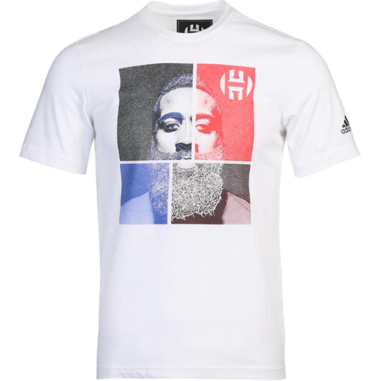 Футболка мужская Harden Vol.3 белая Adidas 
Футболка мужская Harden Vol.3 белая Adidas