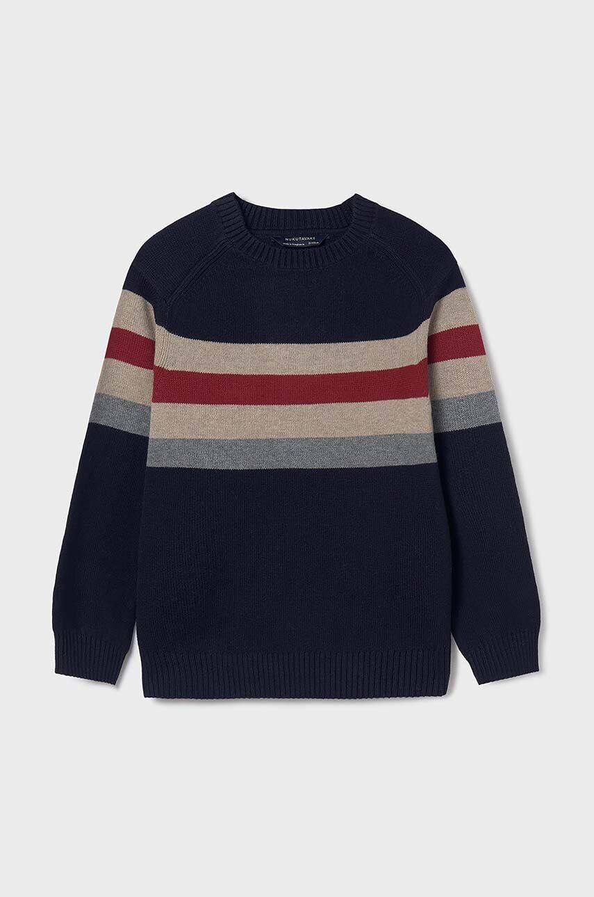 Детский свитер Mayoral из смесовой шерсти, темно-синий
Детский свитер Mayoral из смесовой шерсти, темно-синий