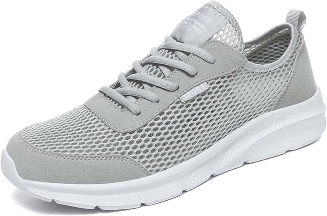 Мужские удобные дышащие кроссовки Eliogn из сетки, с противоскользящей подошвой, легкие для ходьбы, летние кроссовки, серый
Мужские удобные дышащие кроссовки Eliogn из сетки, с противоскользящей подошвой, легкие для ходьбы, летние кроссовки, серый