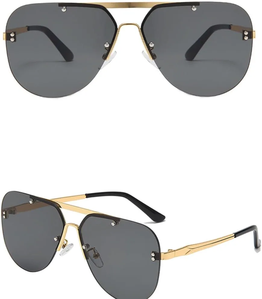 Безободковые солнцезащитные очки из сплава для мужчин, модные солнцезащитные очки для женщин, ретро-классические очки для вождения, летние аксессуары HVTVTLA, C2
Безободковые солнцезащитные очки из сплава для мужчин, модные солнцезащитные очки для женщин, ретро-классические очки для вождения, летние аксессуары HVTVTLA, C2