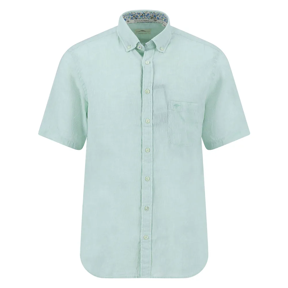 Рубашка с коротким рукавом Fynch Hatton Summer Linen, зеленый
Рубашка с коротким рукавом Fynch Hatton Summer Linen, зеленый