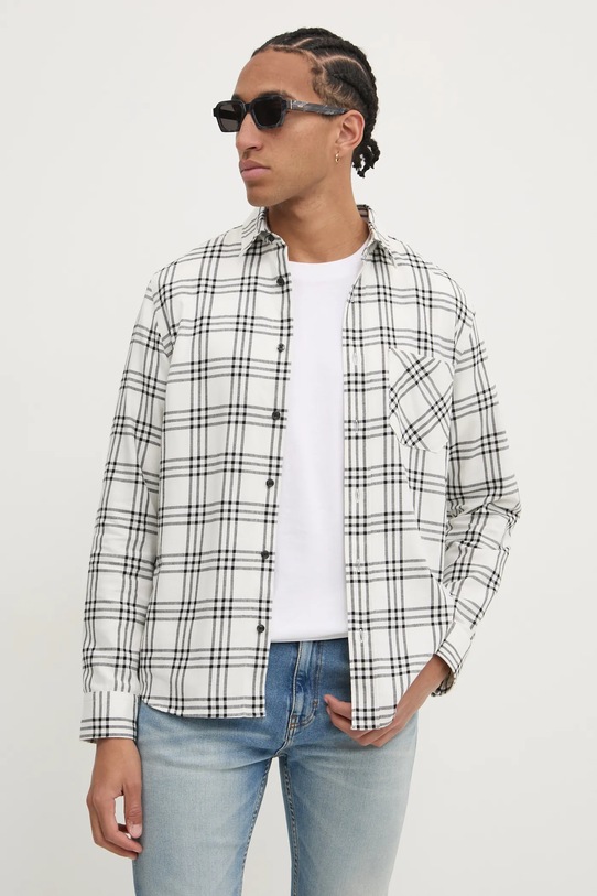 Хлопковая рубашка Hugo, бежевый
Хлопковая рубашка Hugo, бежевый