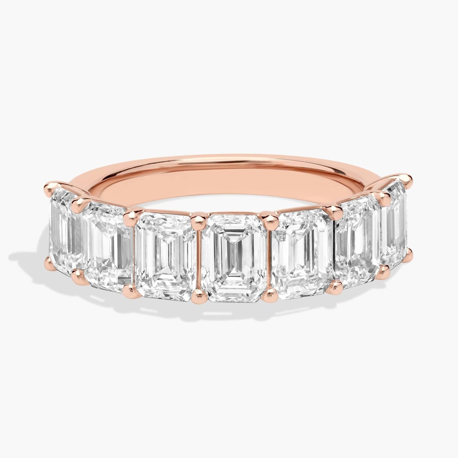 Кольцо с семью выращенными в лаборатории бриллиантами изумрудами из 14-каратного розового золота (3 1/2 карата, два камня - FG / VS2-SI1) Blue Nile
Кольцо с семью выращенными в лаборатории бриллиантами изумрудами из 14-каратного розового золота (3 1/2 карата, два камня - FG / VS2-SI1) Blue Nile