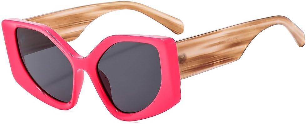 Женские солнцезащитные очки «кошачий глаз» в винтажном стиле с отделкой под дерево, роскошные женские солнцезащитные очки с защитой от УФ-излучения UV400 HVTVTLA, Rose Red
Женские солнцезащитные очки «кошачий глаз» в винтажном стиле с отделкой под дерево, роскошные женские солнцезащитные очки с защитой от УФ-излучения UV400 HVTVTLA, Rose Red