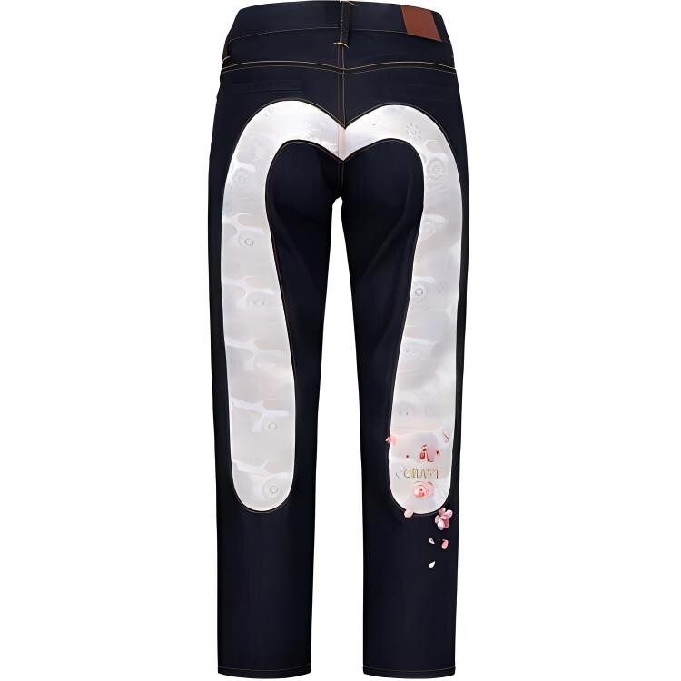 Джинсы женские деним синие Evisu
Джинсы женские деним синие Evisu