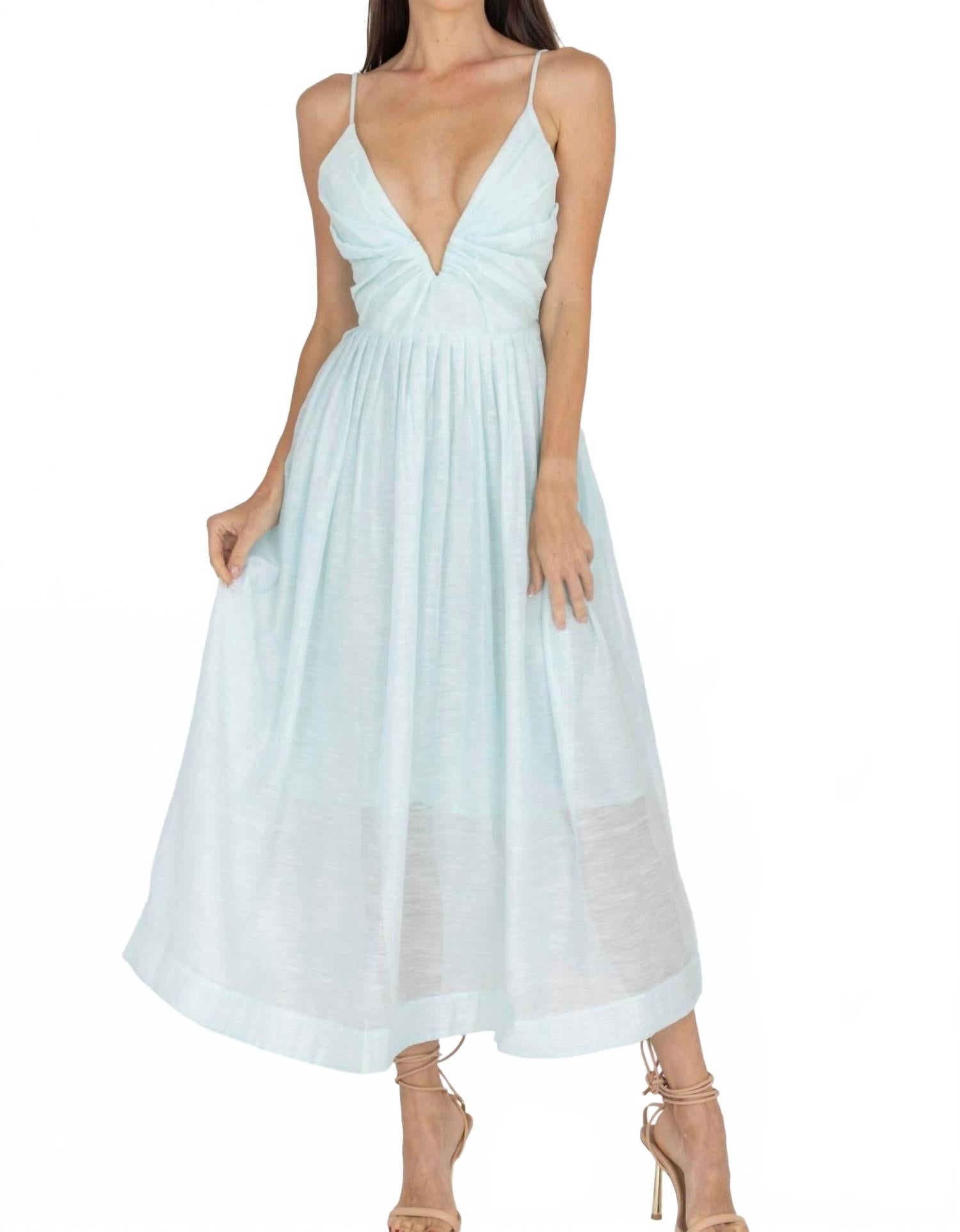 Adeli V-образный вырез миди-платье в синем цвете Akalia
Adeli V-образный вырез миди-платье в синем цвете Akalia