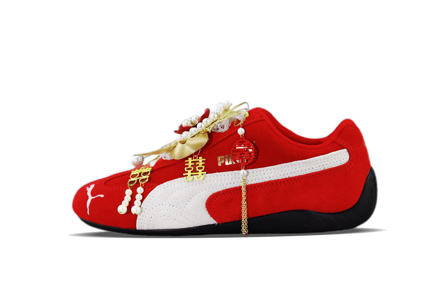 Speedcat Go облегченные низкие повседневные кроссовки Unisex Gold PUMA, красный
Speedcat Go облегченные низкие повседневные кроссовки Unisex Gold PUMA, красный