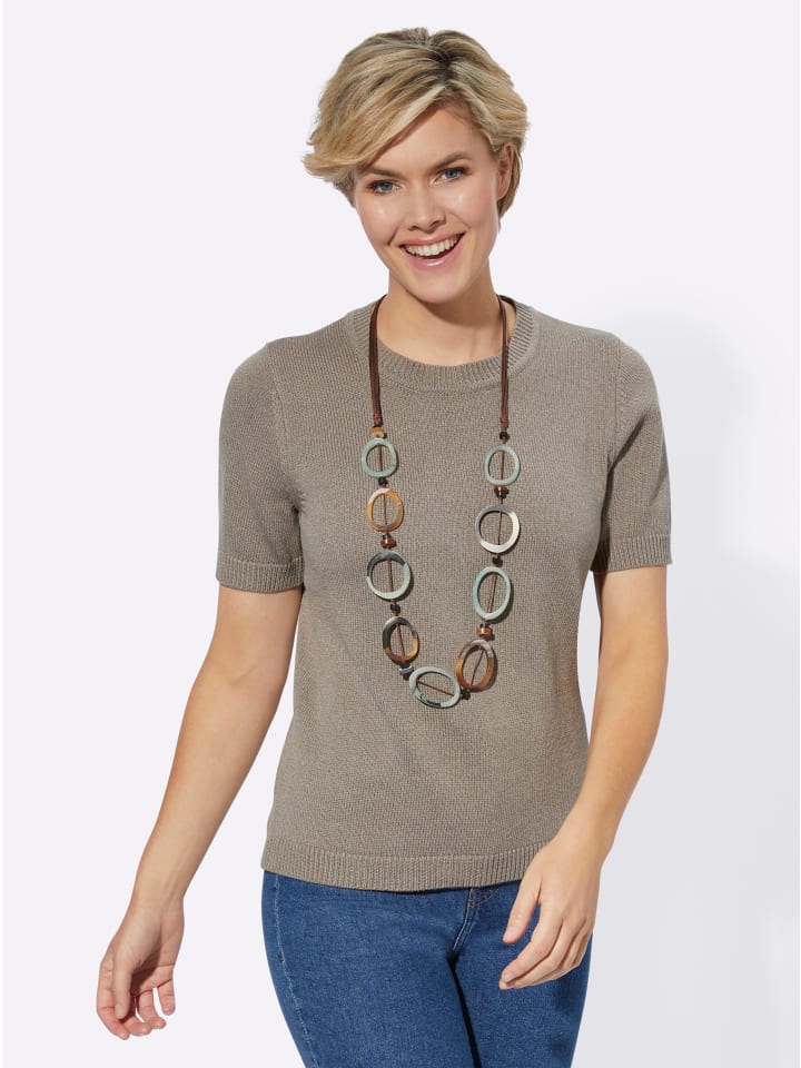 Свитер с короткими рукавами в цвете серо-коричневый меланж WITT WEIDEN
Свитер с короткими рукавами в цвете серо-коричневый меланж WITT WEIDEN