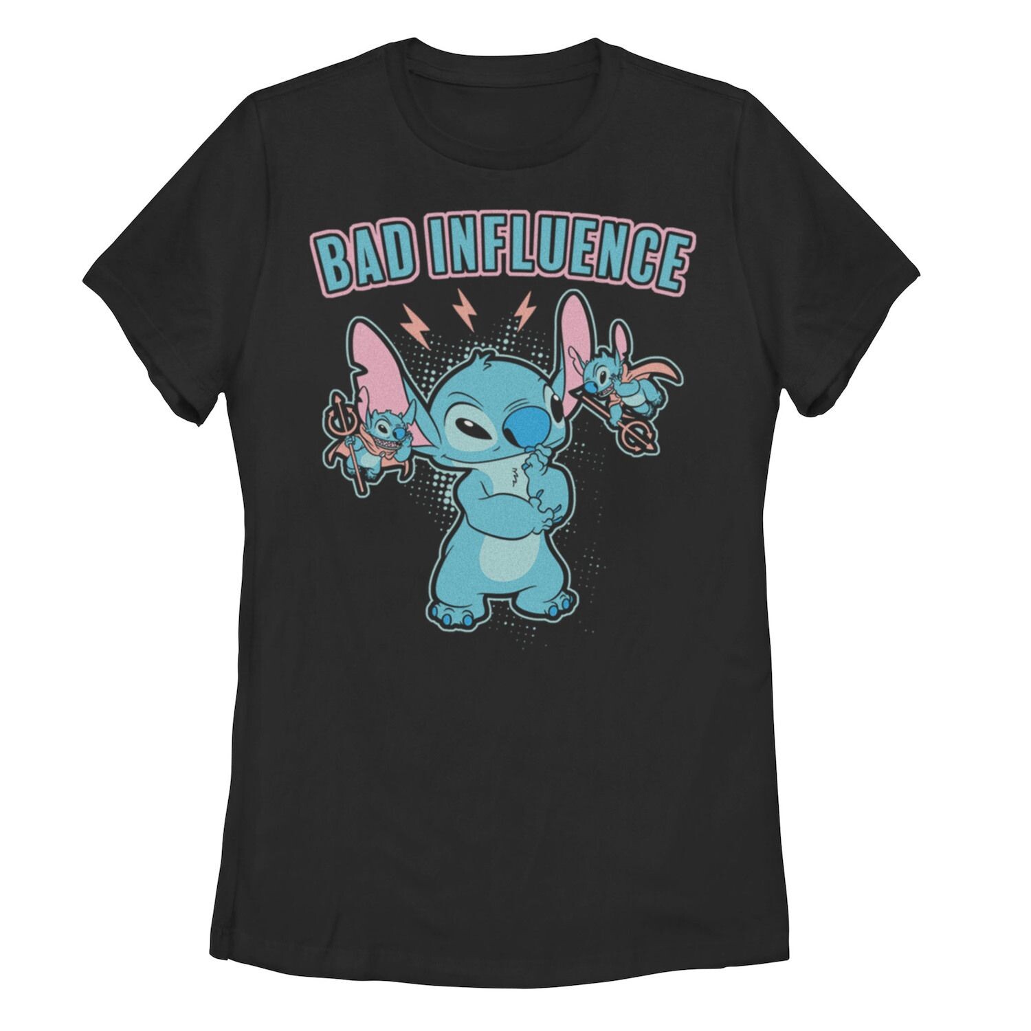 Детская футболка Disney Lilo & Stitch с рисунком Bad Influence Licensed Character
Детская футболка Disney Lilo & Stitch с рисунком Bad Influence Licensed Character
