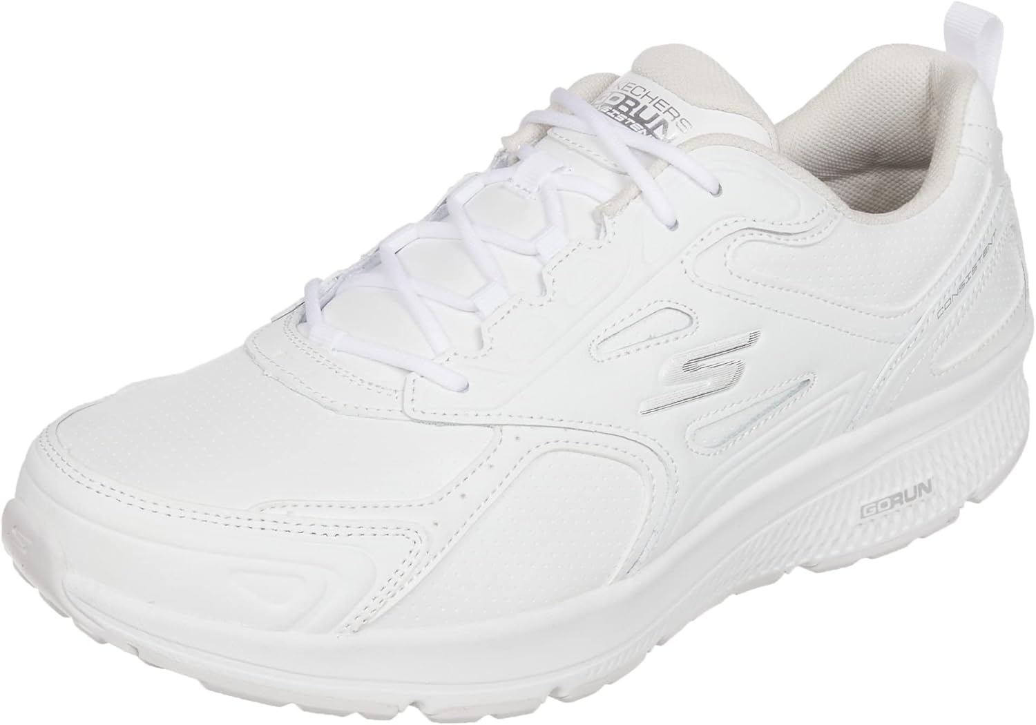 Мужские кроссовки Skechers Go Run Consistent - кожаные кроссовки для кросс-тренинга с амортизирующей пенной подошвой с охлаждением воздуха, белый
Мужские кроссовки Skechers Go Run Consistent - кожаные кроссовки для кросс-тренинга с амортизирующей пенной подошвой с охлаждением воздуха, белый