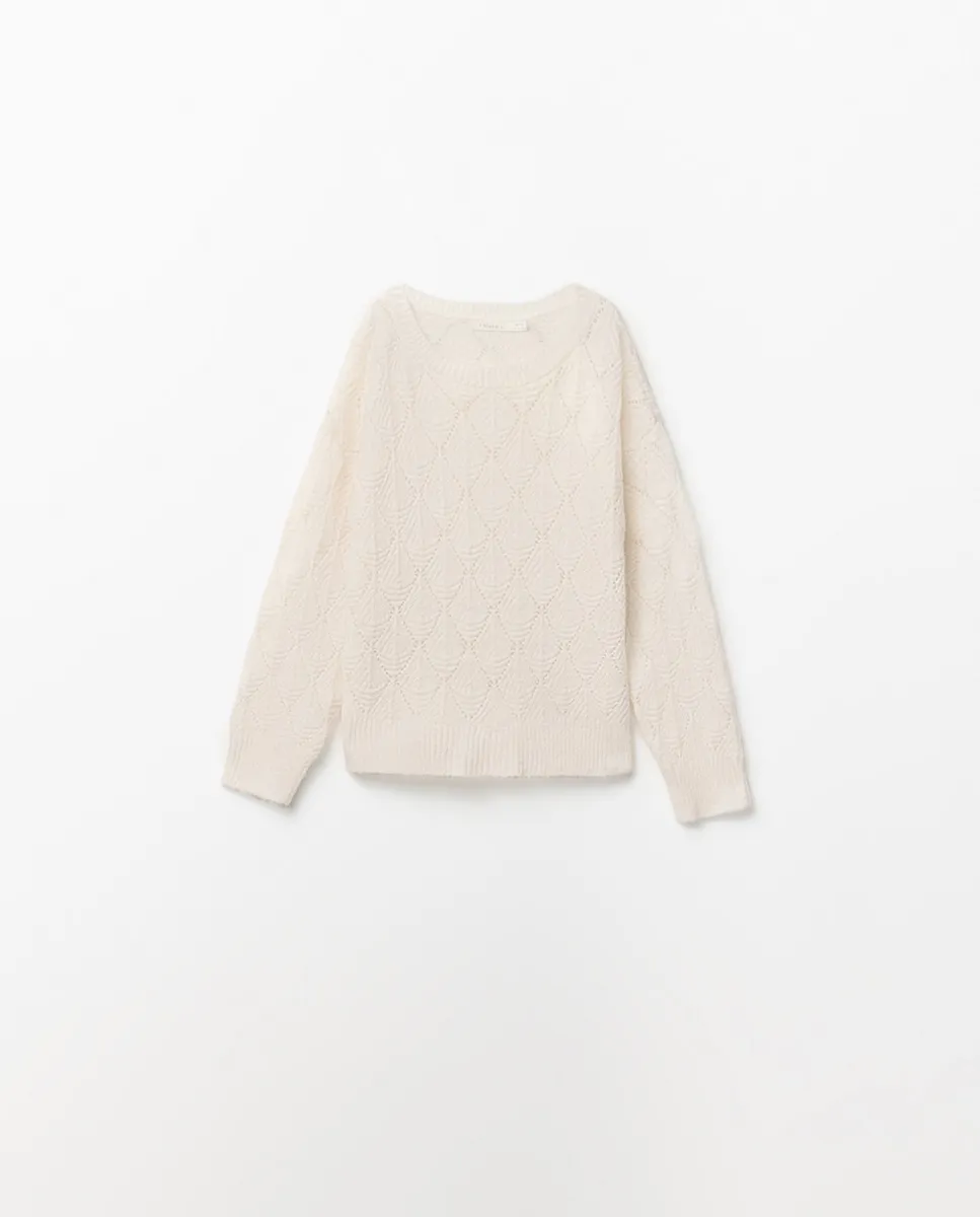 Ажурный джемпер Sfera, светло-бежевый
Ажурный джемпер Sfera, светло-бежевый