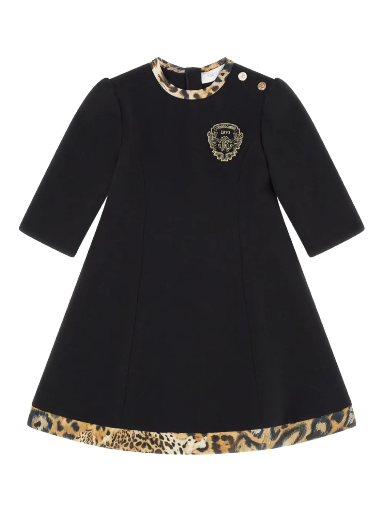 Roberto Cavalli Junior платье RC с логотипом, черный
Roberto Cavalli Junior платье RC с логотипом, черный