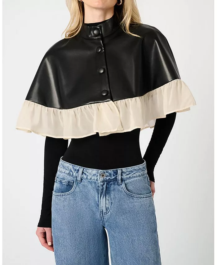 Женский укороченный плащ с воланами WeWoreWhat, мультиколор
Женский укороченный плащ с воланами WeWoreWhat, мультиколор