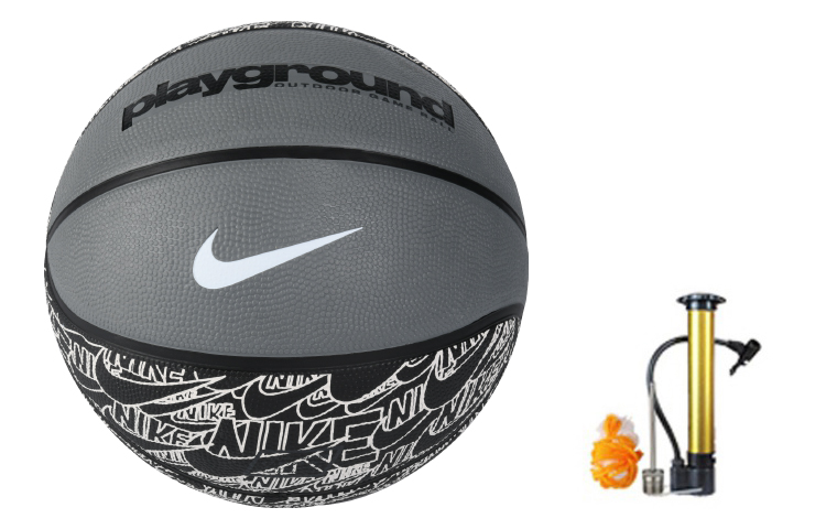 Nike Резиновый баскетбольный мяч, черный с серым покрытием, размер 5, тренировочный мяч, унисекс
Nike Резиновый баскетбольный мяч, черный с серым покрытием, размер 5, тренировочный мяч, унисекс