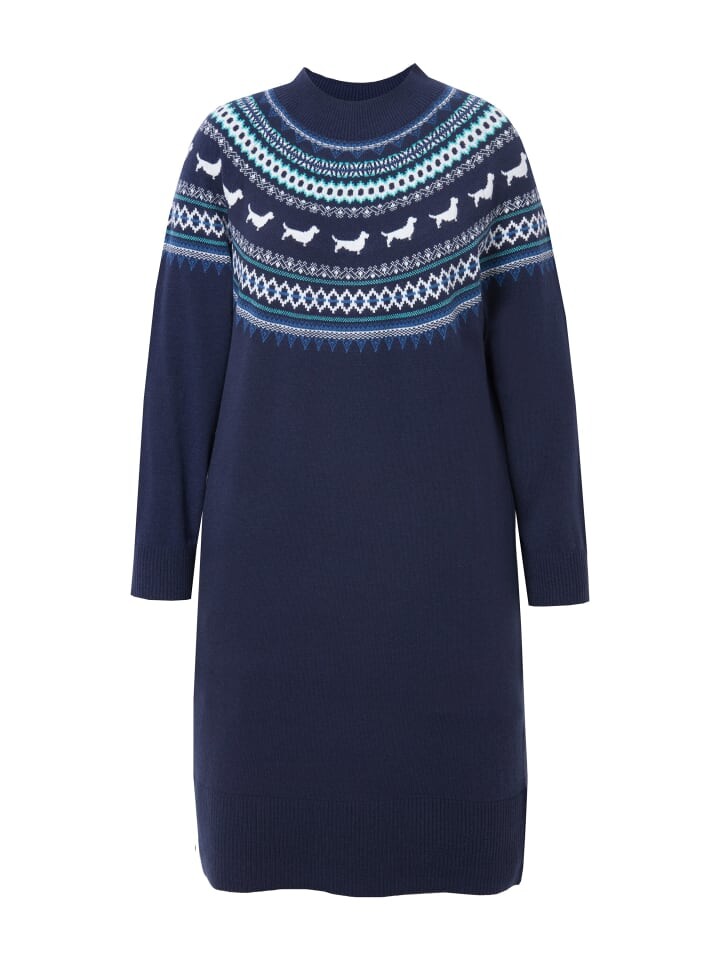 Длинное платье Ulla Popken Strick, синий
Длинное платье Ulla Popken Strick, синий