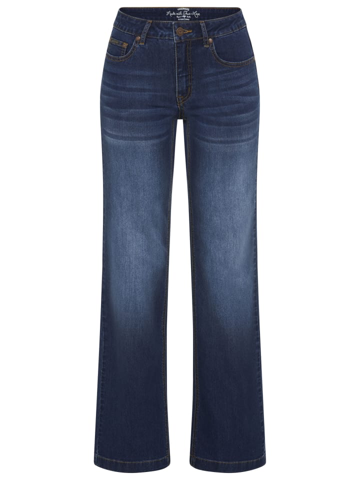 Джинсы комфортного кроя темно-синего цвета Kangaroos
Джинсы комфортного кроя темно-синего цвета Kangaroos