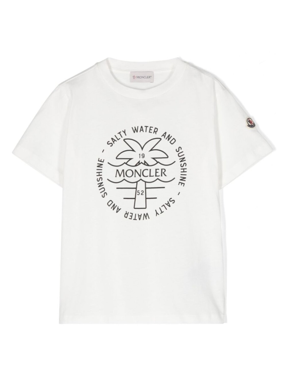 Moncler Enfant футболка с логотипом, белый
Moncler Enfant футболка с логотипом, белый