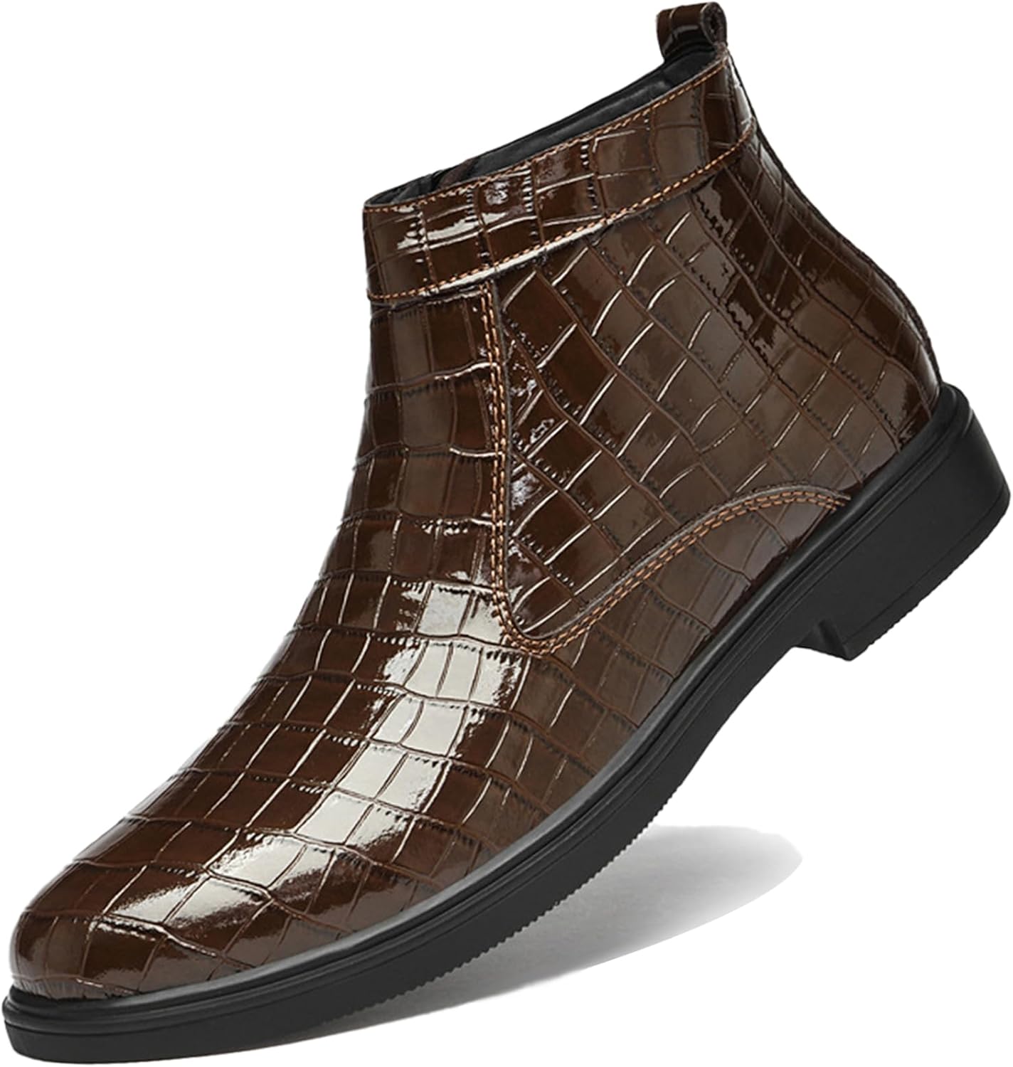 Мужские модные ботинки ADKGBE Челси из лакированной кожи с боковой молнией, зимние теплые с плюшевой подкладкой, противоскользящие, на низком массивном каблуке, классические ботильоны для свадеб, вечеринок, деловой и официальной одежды, коричнев...
Мужские модные ботинки ADKGBE Челси из лакированной кожи с боковой молнией, зимние теплые с плюшевой подкладкой, противоскользящие, на низком массивном каблуке, классические ботильоны для свадеб, вечеринок, деловой и официальной одежды, коричнев...