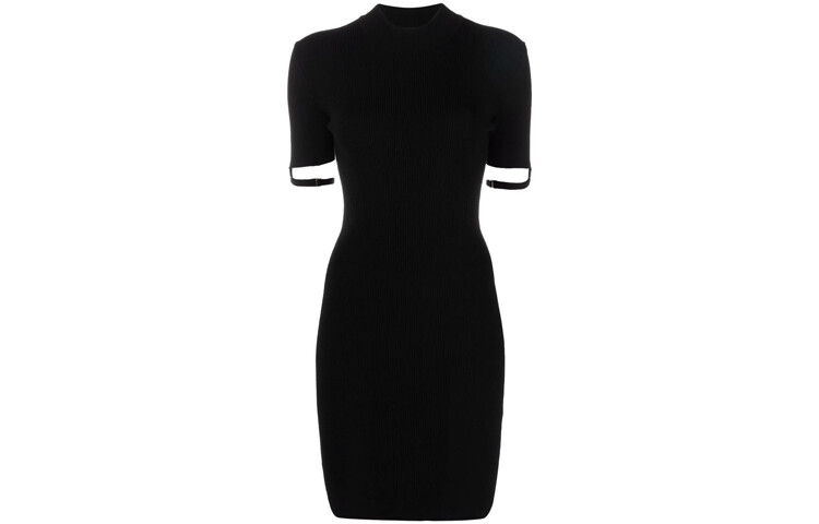 Платье Jacquemus с короткими рукавами, черный
Платье Jacquemus с короткими рукавами, черный