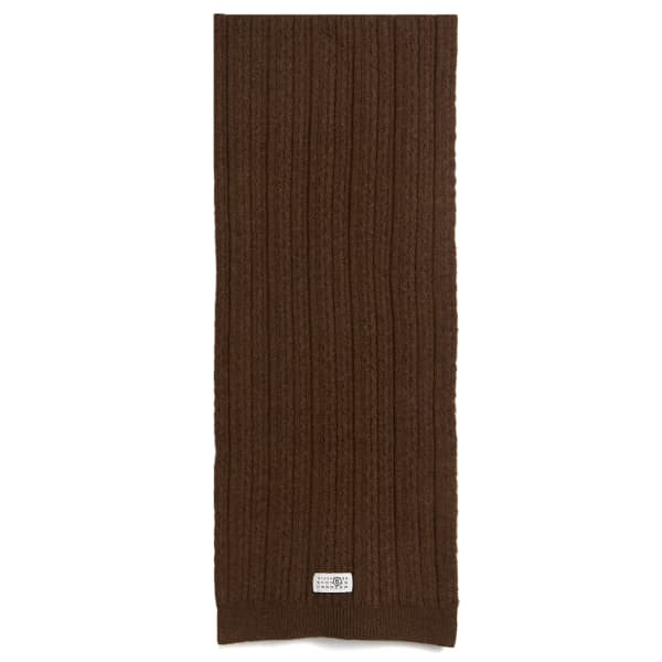 Шарф Mm6 Maison Margiela, коричневый 
Шарф Mm6 Maison Margiela, коричневый