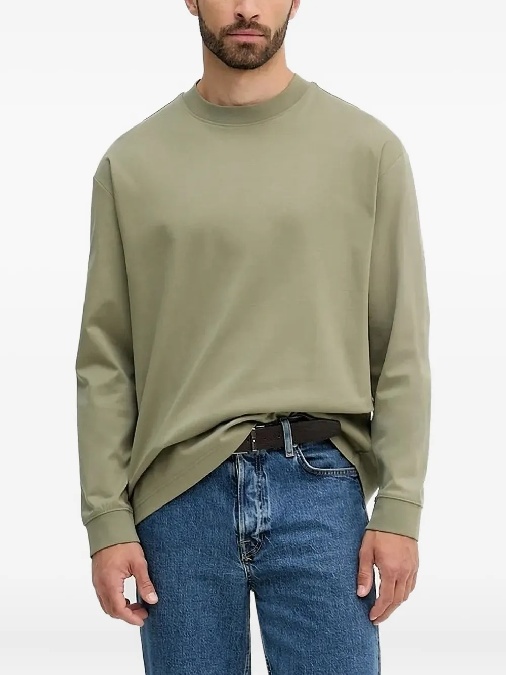 Футболка с длинными рукавами BOSS, зеленый
Футболка с длинными рукавами BOSS, зеленый