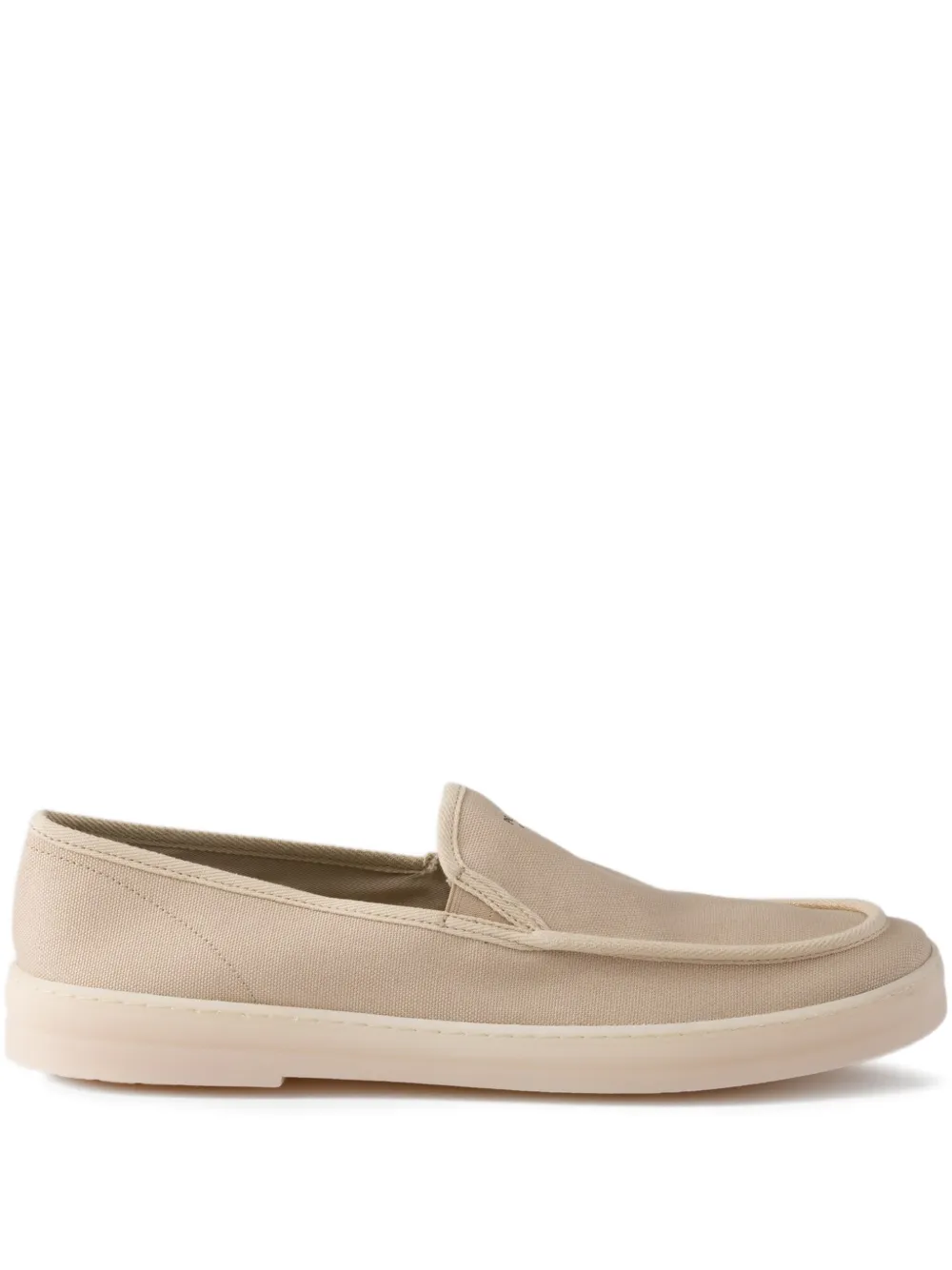 Лоферы с логотипом Prada, бежевый
Лоферы с логотипом Prada, бежевый