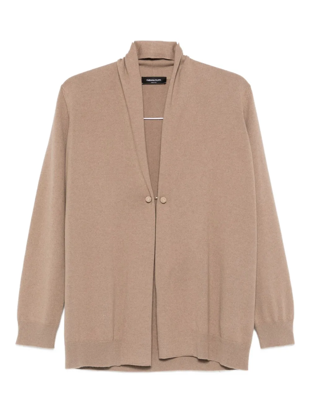 Кардиган с брошью Fabiana Filippi, нейтральный
Кардиган с брошью Fabiana Filippi, нейтральный