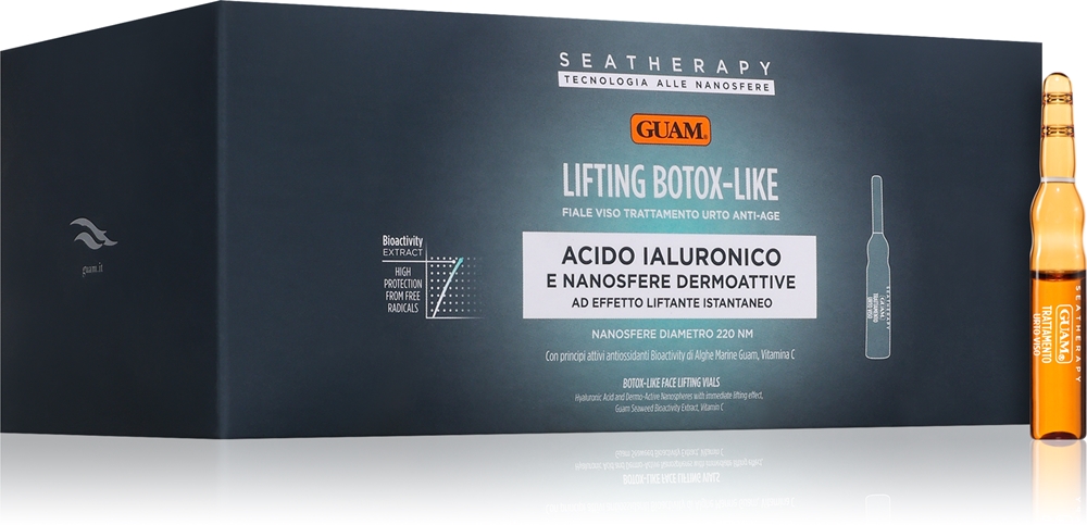 Подтягивающие ампулы сыворотки с эффектом ботокса Guam, 10× 2 мл
Подтягивающие ампулы сыворотки с эффектом ботокса Guam, 10× 2 мл