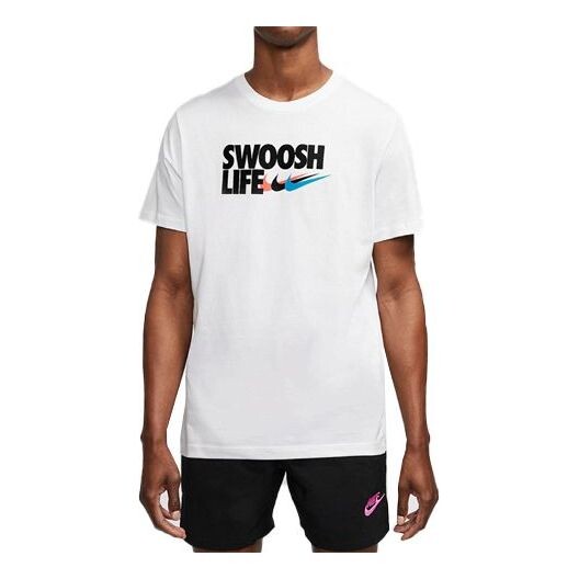 Футболка с принтом алфавита трикотажные спортивные с круглым вырезом и коротким рукавом Nike, белый
Футболка с принтом алфавита трикотажные спортивные с круглым вырезом и коротким рукавом Nike, белый