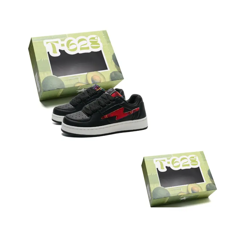 T628 Молниезащитные пуховики нескользящие, износостойкие, легкие низкие скейтерские кроссовки унисекс черно-красные, цвет Black Red 
T628 Молниезащитные пуховики нескользящие, износостойкие, легкие низкие скейтерские кроссовки унисекс черно-красные, цвет Black Red