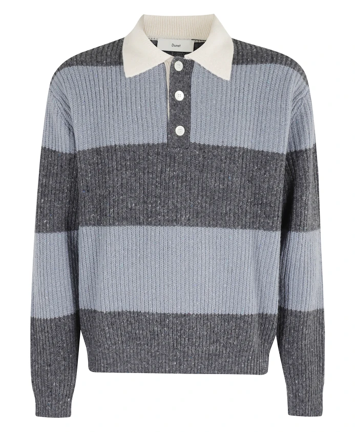 Теплый регбийный свитер, мягкие синие полоски Dunst, синий
Теплый регбийный свитер, мягкие синие полоски Dunst, синий