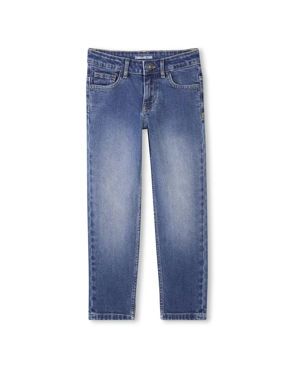 Джинсы для мальчиков с пятью карманами и шлевками для ремня на талии Zadig & Voltaire, синий
Джинсы для мальчиков с пятью карманами и шлевками для ремня на талии Zadig & Voltaire, синий