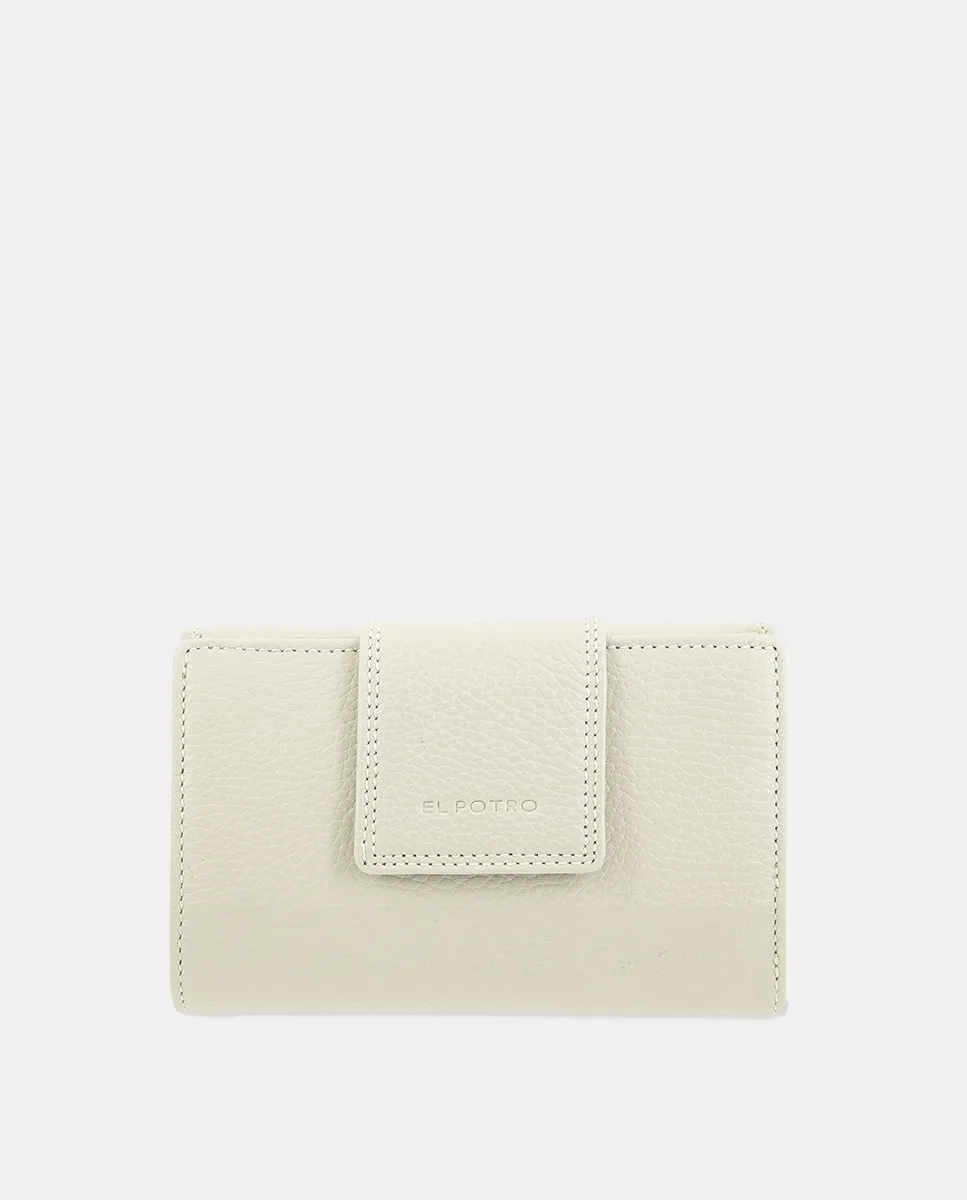 Женский кошелек из коровьей кожи El Potro, бежевый
Женский кошелек из коровьей кожи El Potro, бежевый